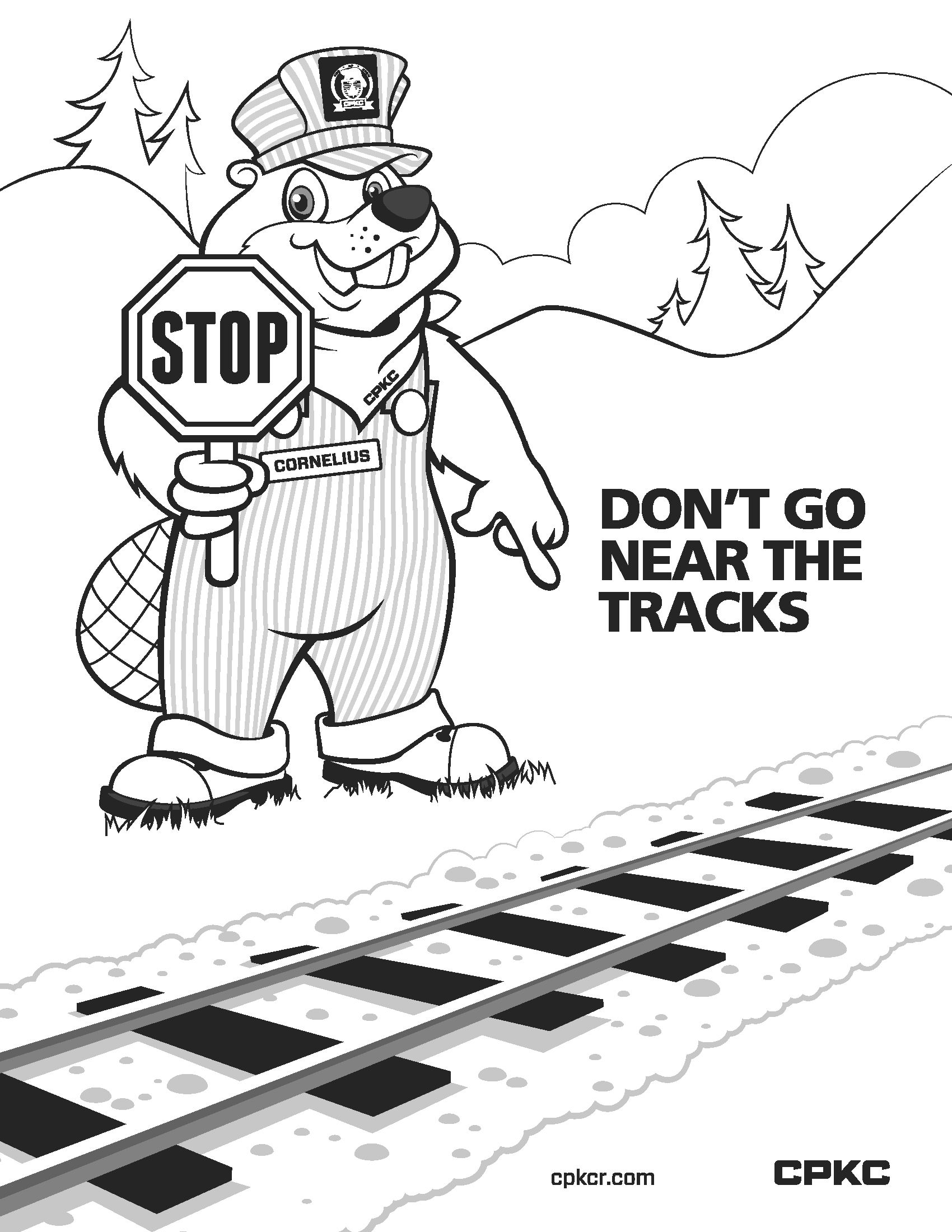 Don't go near the tracks